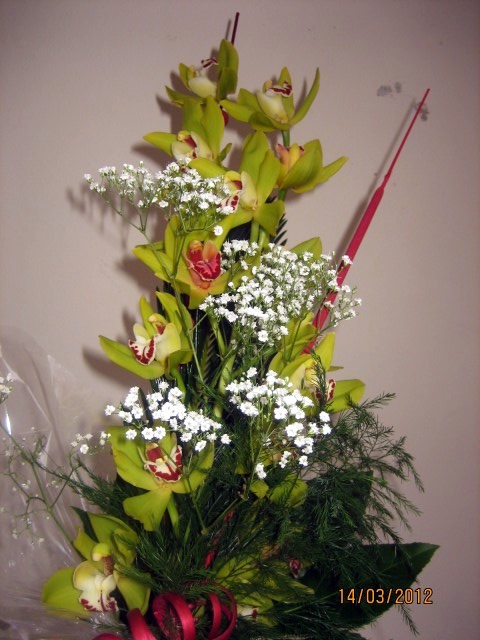 Kytice z orchidejí
