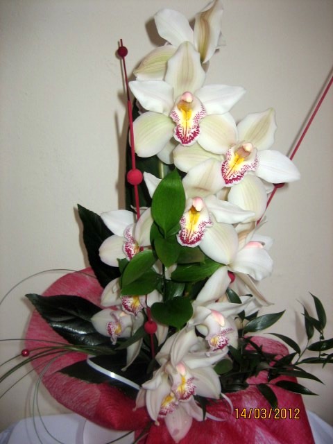 Kytice z orchidejí